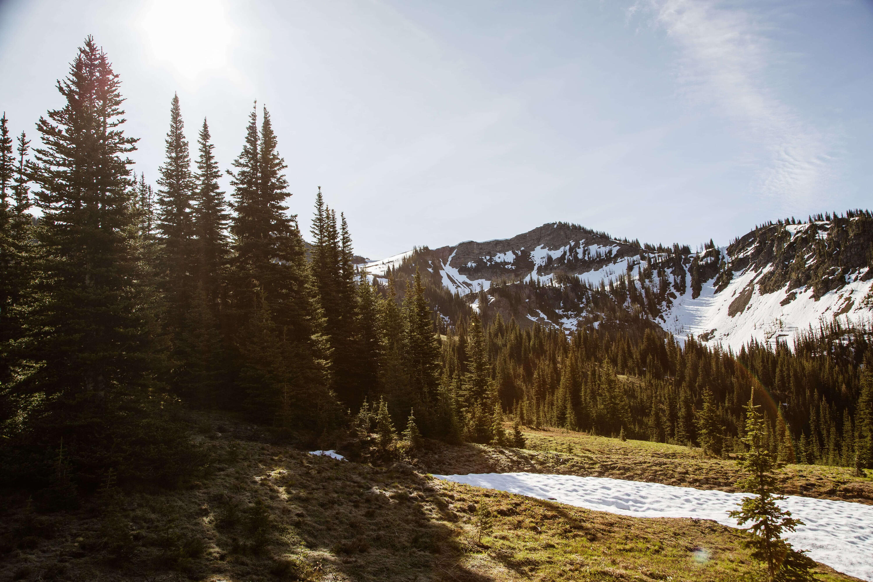 Cascade Mountains of Northern Washington on the Pacific Crest Trail